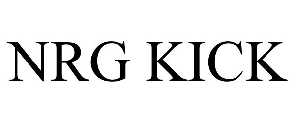Trademark Logo NRG KICK