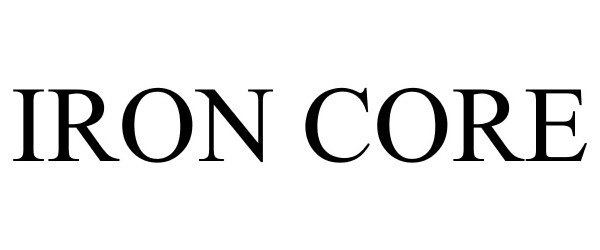 Trademark Logo IRON CORE