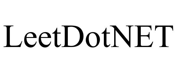 Trademark Logo LEETDOTNET