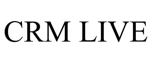 Trademark Logo CRM LIVE