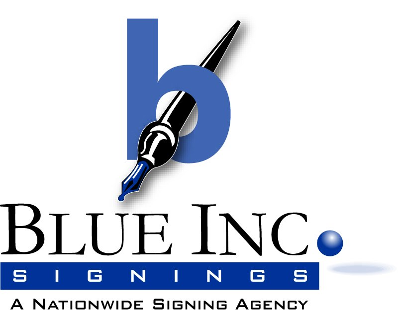 Trademark Logo B BLUE INC. SIGNINGS A NATIONWIDE SIGNING AGENCY