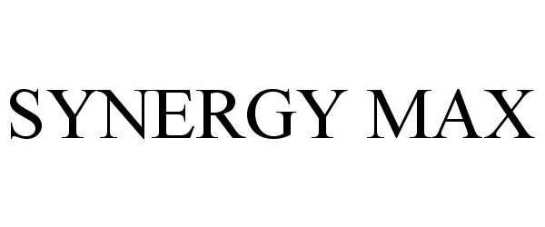 Trademark Logo SYNERGY MAX