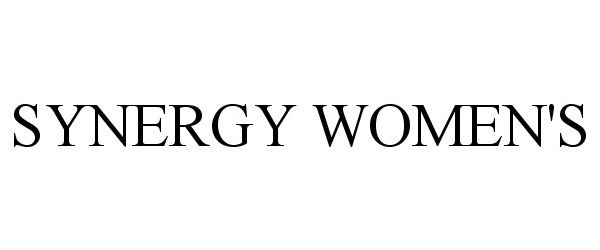 Trademark Logo SYNERGY WOMEN'S