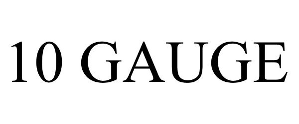 Trademark Logo 10 GAUGE
