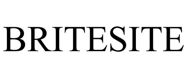 Trademark Logo BRITESITE