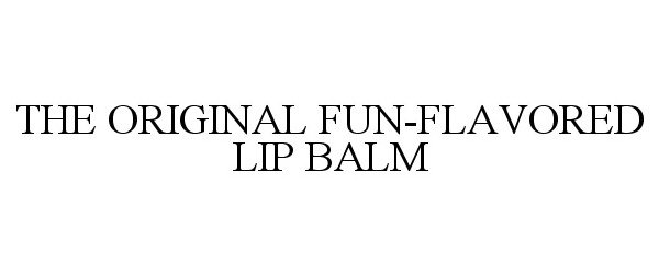  THE ORIGINAL FUN-FLAVORED LIP BALM