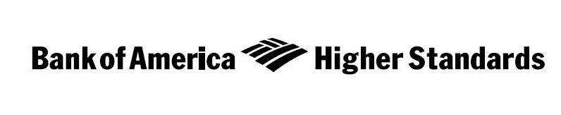 Trademark Logo BANK OF AMERICA HIGHER STANDARDS