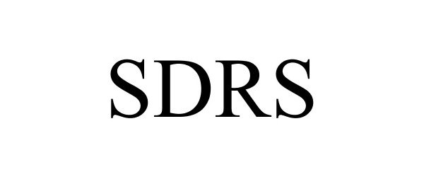 Trademark Logo SDRS