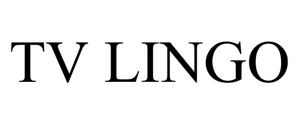Trademark Logo TV LINGO