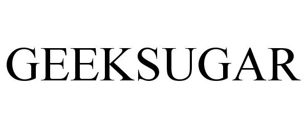 Trademark Logo GEEKSUGAR