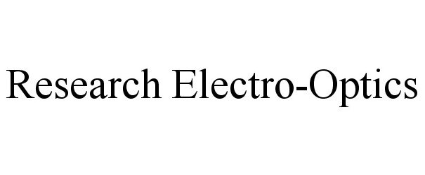  RESEARCH ELECTRO-OPTICS