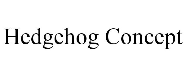 Trademark Logo HEDGEHOG CONCEPT