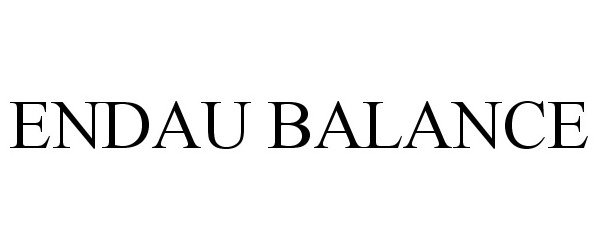 Trademark Logo ENDAU BALANCE