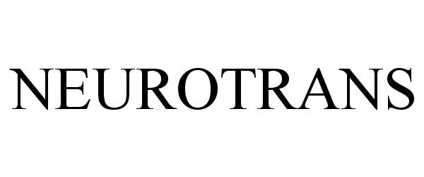 Trademark Logo NEUROTRANS