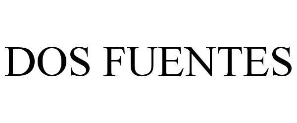 Trademark Logo DOS FUENTES