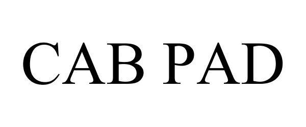 Trademark Logo CAB PAD