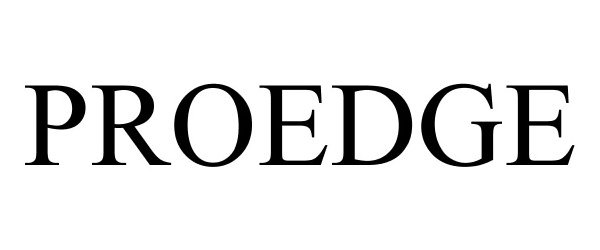 Trademark Logo PROEDGE