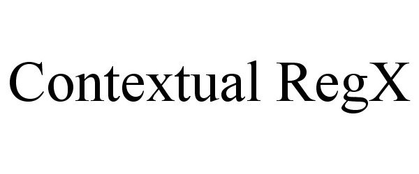 Trademark Logo CONTEXTUAL REGX