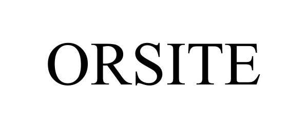 Trademark Logo ORSITE