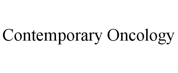 Trademark Logo CONTEMPORARY ONCOLOGY