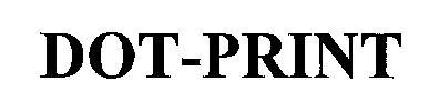 Trademark Logo DOT-PRINT
