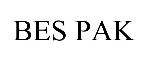 Trademark Logo BES PAK