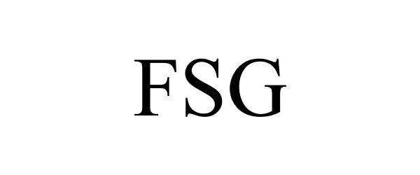 Trademark Logo FSG