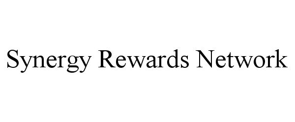 Trademark Logo SYNERGY REWARDS NETWORK