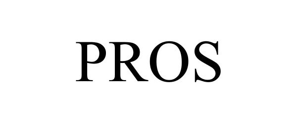 Trademark Logo PROS