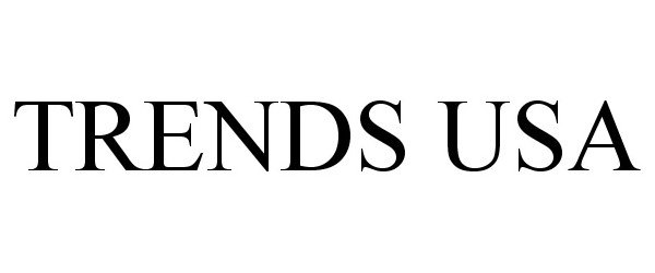 Trademark Logo TRENDS USA