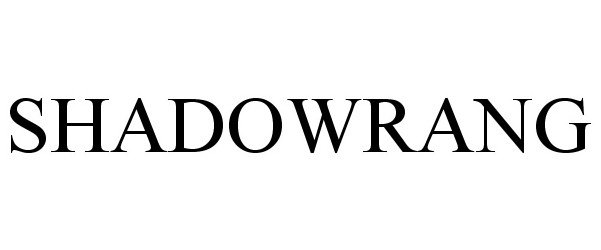 Trademark Logo SHADOWRANG