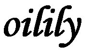 Trademark Logo OILILY