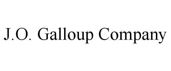  J.O. GALLOUP COMPANY