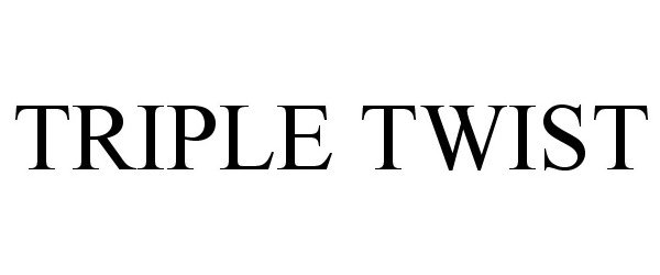 Trademark Logo TRIPLE TWIST