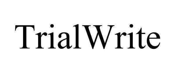 Trademark Logo TRIALWRITE