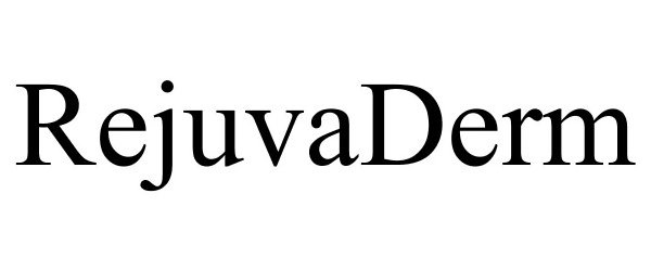 Trademark Logo REJUVADERM