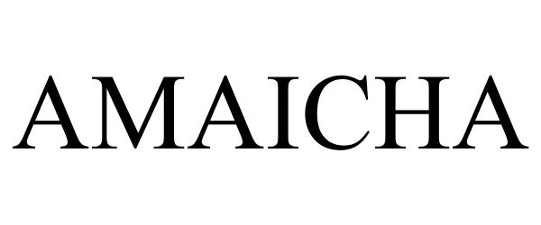 Trademark Logo AMAICHA