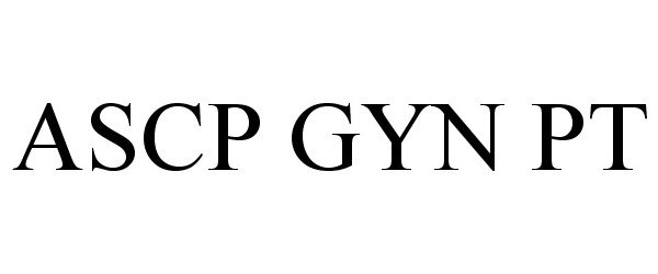  ASCP GYN PT