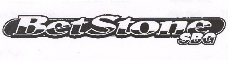 Trademark Logo BETSTONE SBG