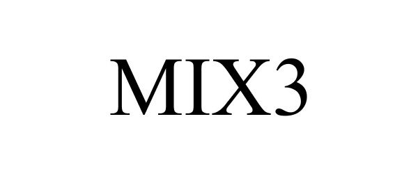 Trademark Logo MIX3