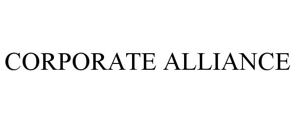  CORPORATE ALLIANCE