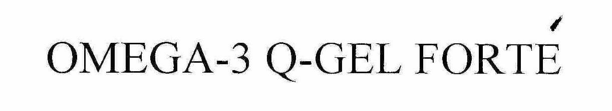  OMEGA-3 Q-GEL FORTE