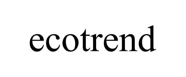 Trademark Logo ECOTREND