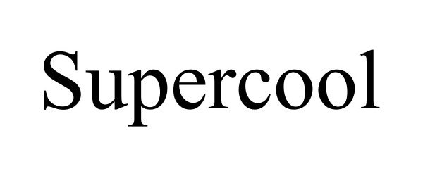 Trademark Logo SUPERCOOL