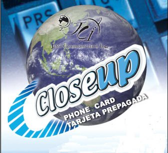  PR JCI JAFOR COMMUNICATION INC. CLOSE UP PHONE CARD TARJETA PREPAGADA