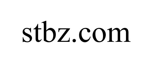 Trademark Logo STBZ.COM