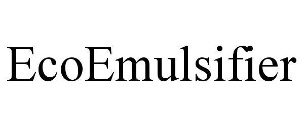 Trademark Logo ECOEMULSIFIER