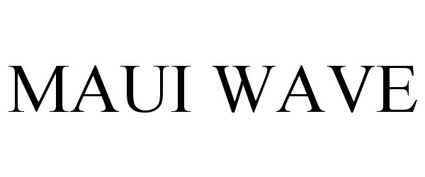 Trademark Logo MAUI WAVE