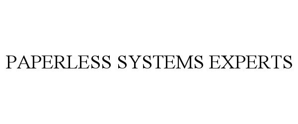  PAPERLESS SYSTEMS EXPERTS