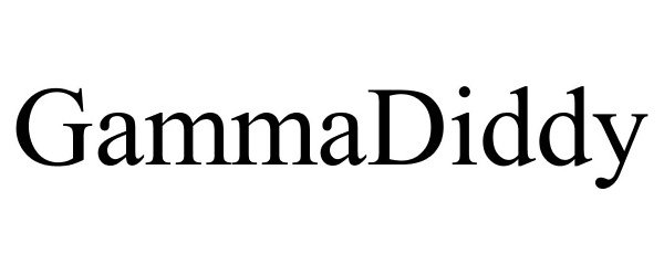Trademark Logo GAMMADIDDY